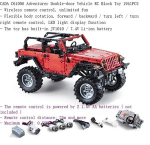 Building Blocks Remote Control Vehicle Timber Grab