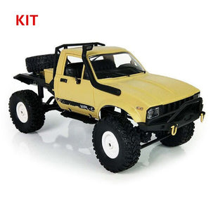 WPL C14 1:16 2.4G 2CH 4WD Mini Off-road RC Semi-truck with Metal Chassis / TPR Tires / 15km/h Top Speed