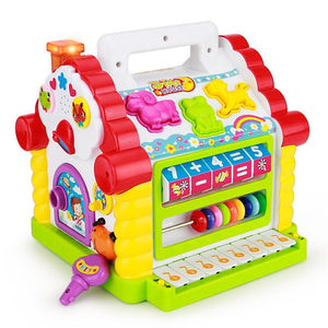 Intelligence Colorful Baby Fun House Electronic Geometric Educational Toys